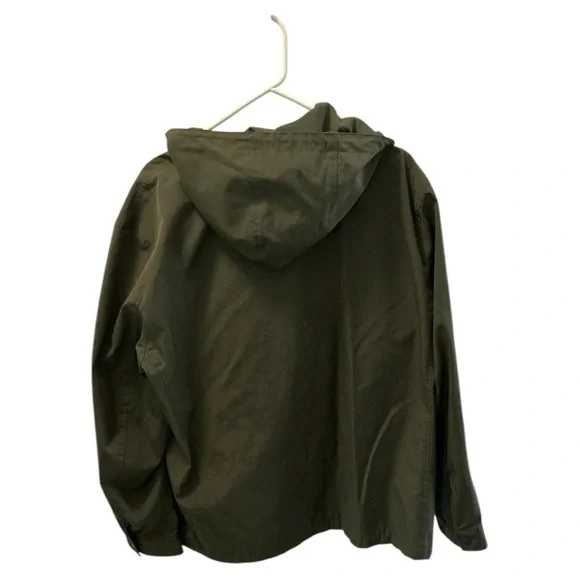 LEVI MENS OLIVE HOODED JACKET RAIN RESISTANCE SIZE XXL